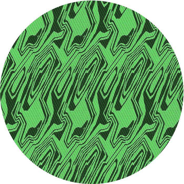 Square Patterned Deep Emerald Green Rug, pat3265grn