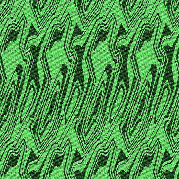 Patterned Deep Emerald Green Rug, pat3265grn