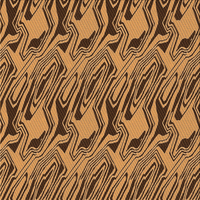 Round Patterned Red Brown Rug, pat3265org