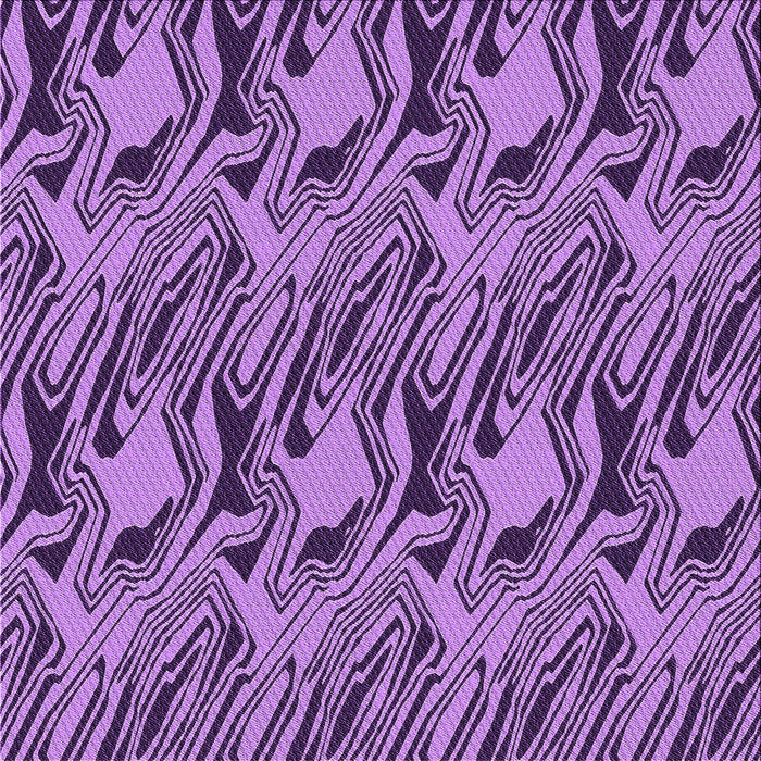 Round Patterned Violet Purple Rug, pat3265pur