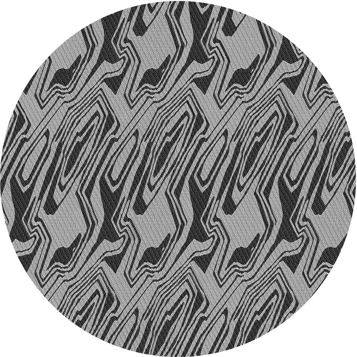 Square Machine Washable Transitional Cloud Gray Rug, wshpat3265