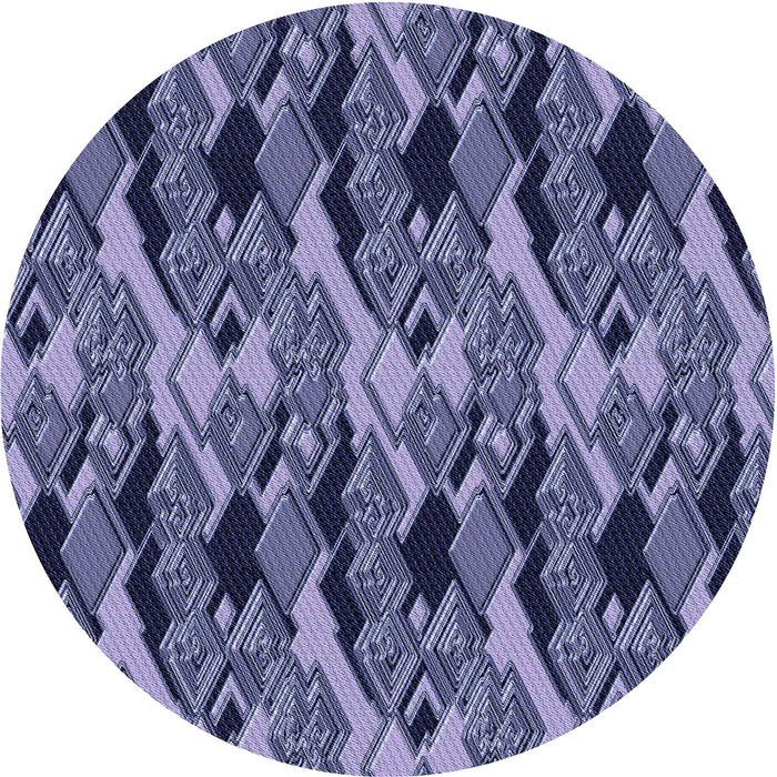 Square Patterned Blue Rug, pat3266blu