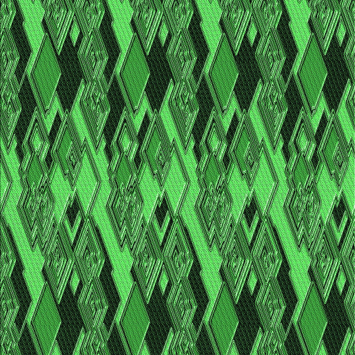 Patterned Deep Emerald Green Rug, pat3266grn