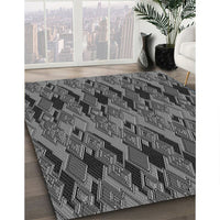 Patterned Gray Rug, pat3266gry