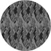 Square Patterned Gray Rug, pat3266gry