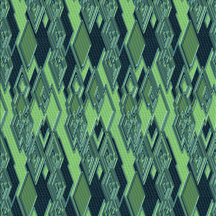 Patterned Emerald Green Rug, pat3266lblu
