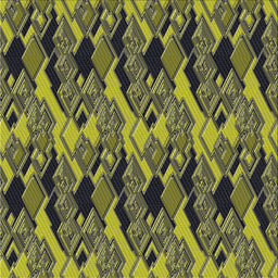 Square Patterned Charcoal Black Modern Rug, pat3266