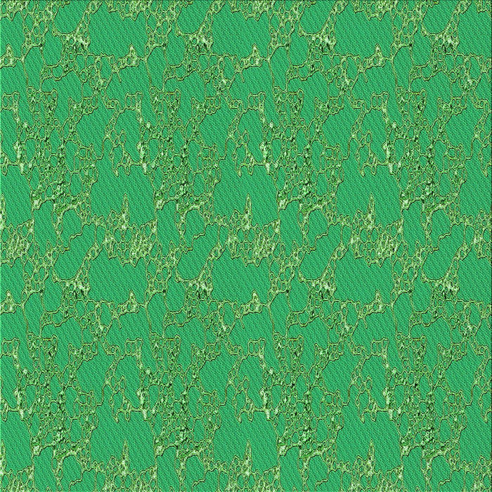 Round Patterned Neon Green Rug, pat3267grn