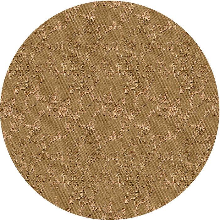 Square Patterned Yellow Rug, pat3267org