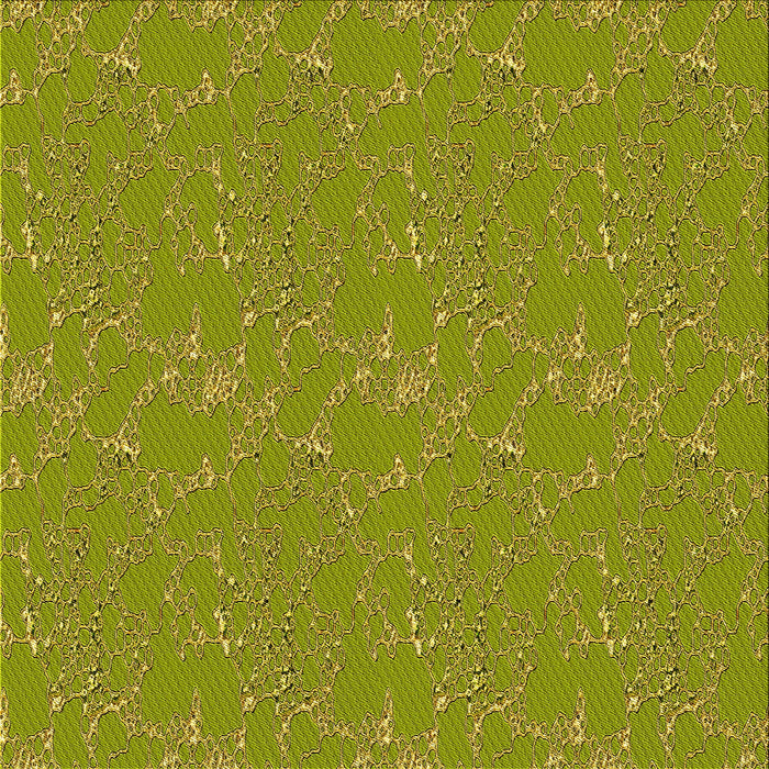 Round Patterned Dark Yellow Green Rug, pat3267yw