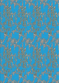 Machine Washable Transitional Diamond Blue Rug, wshpat3267