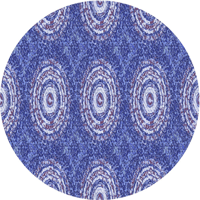 Square Machine Washable Transitional Denim Blue Rug in a Living Room, wshpat3268blu