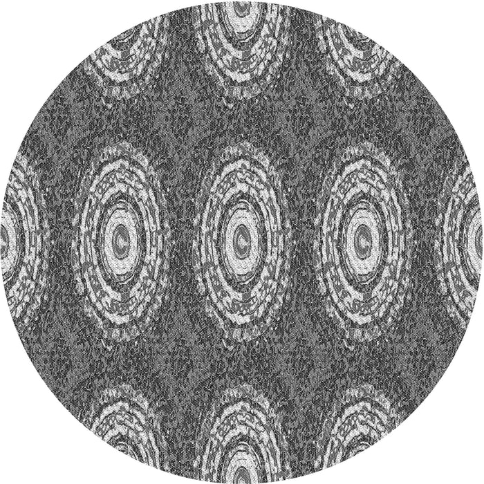 Square Machine Washable Transitional Dark Gray Rug in a Living Room, wshpat3268gry