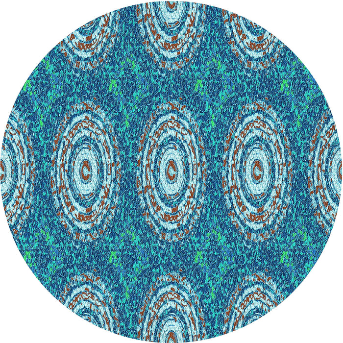 Square Machine Washable Transitional Blue Rug in a Living Room, wshpat3268lblu