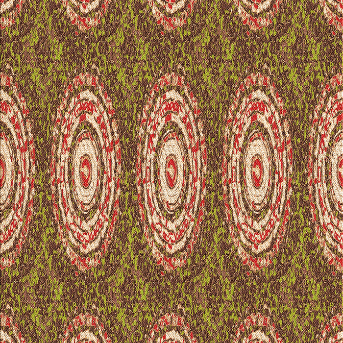 Patterned Metallic Gold Rug, pat3268org