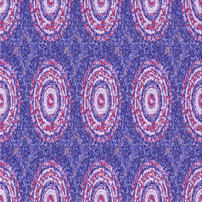 Round Machine Washable Transitional Amethyst Purple Rug, wshpat3268pur