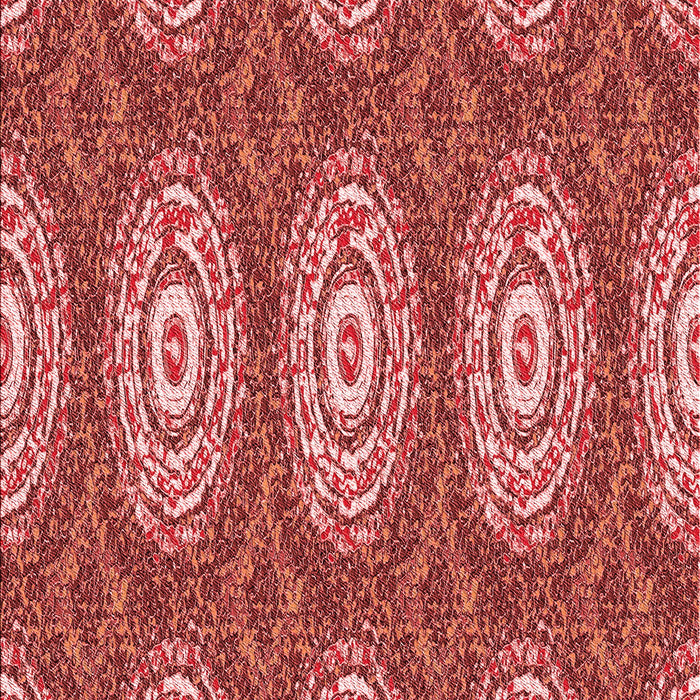 Patterned Red Rug, pat3268rd