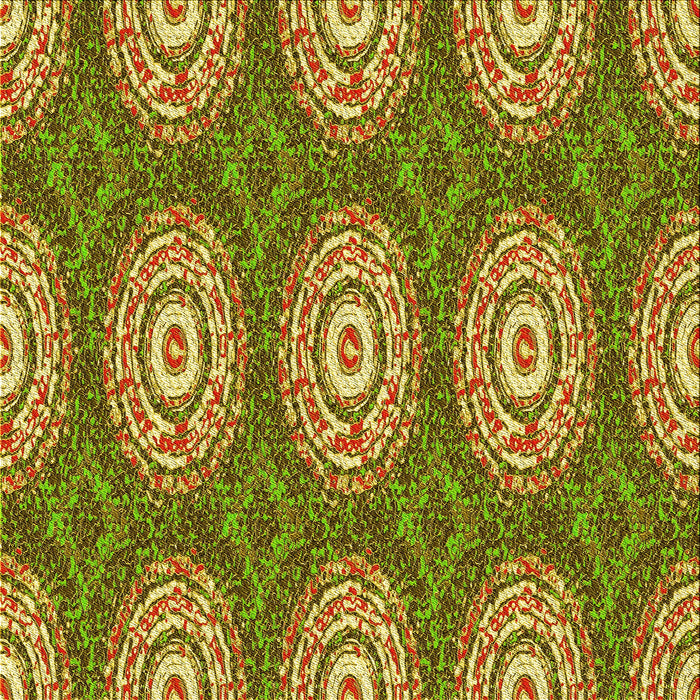 Round Patterned Dark Bronze Brown Rug, pat3268yw