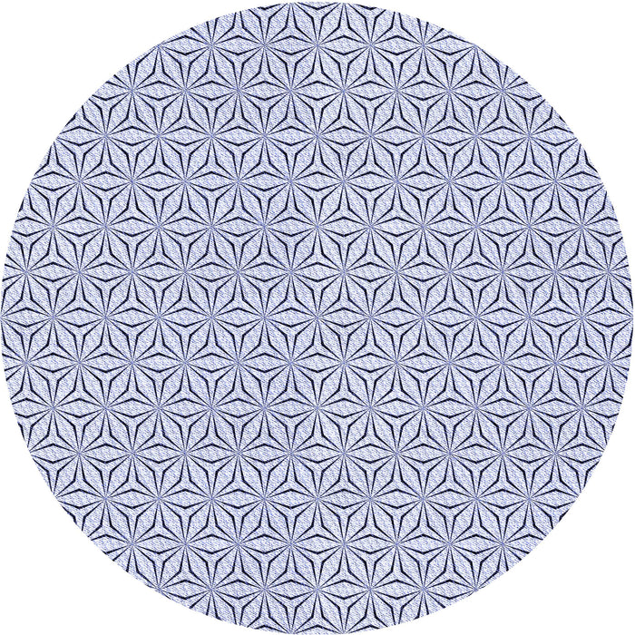 Square Machine Washable Transitional Lavender Blue Rug in a Living Room, wshpat3269blu