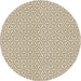 Square Patterned Brown Rug, pat3269brn