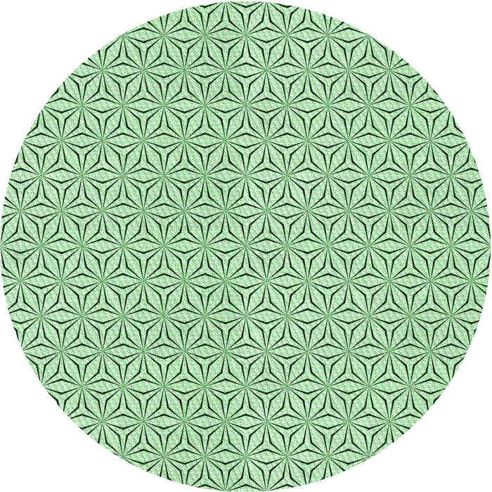 Square Machine Washable Transitional Mint Green Rug in a Living Room, wshpat3269grn