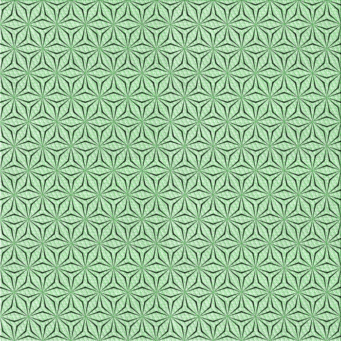 Round Machine Washable Transitional Mint Green Rug, wshpat3269grn