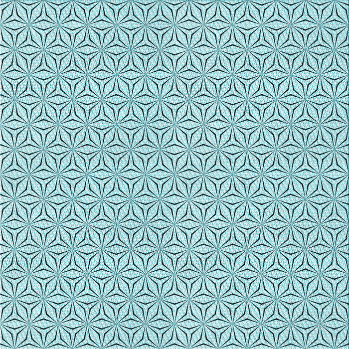 Round Patterned Deep-Sea Green Rug, pat3269lblu