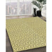 Machine Washable Transitional Sun Yellow Rug in a Family Room, wshpat3269yw