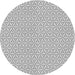 Sideview of Patterned Gray Novelty Rug, pat3269