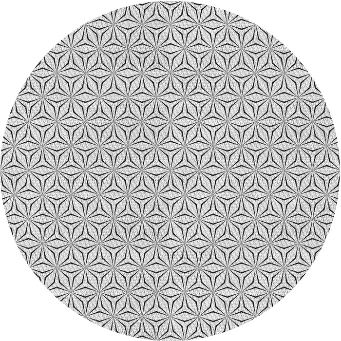 Square Machine Washable Transitional Gray Rug, wshpat3269