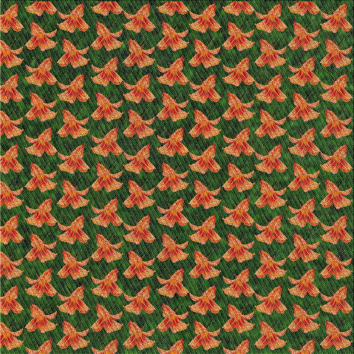 Square Patterned Red Brown Novelty Rug, pat326