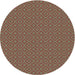 Square Machine Washable Transitional Dark Almond Brown Rug in a Living Room, wshpat327brn