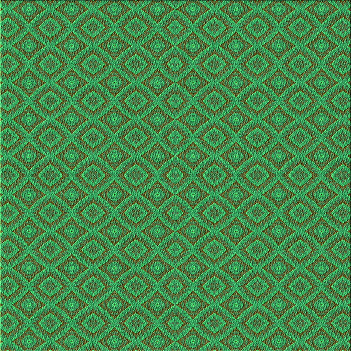 Square Patterned Neon Green Rug, pat327grn