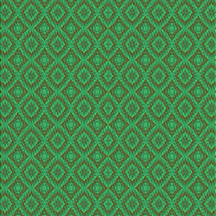 Machine Washable Transitional Neon Green Rug, wshpat327grn