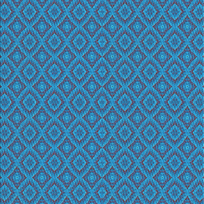 Patterned Azure Blue Rug, pat327lblu
