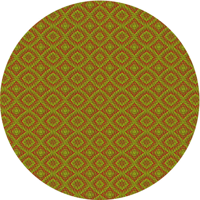Square Machine Washable Transitional Pistachio Green Rug in a Living Room, wshpat327yw