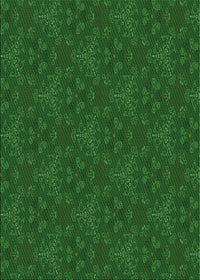 Machine Washable Transitional Deep Emerald Green Rug, wshpat3270grn