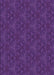 Patterned Dark Orchid Purple Rug, pat3270pur