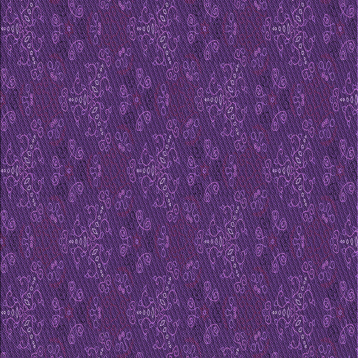 Patterned Dark Orchid Purple Rug, pat3270pur