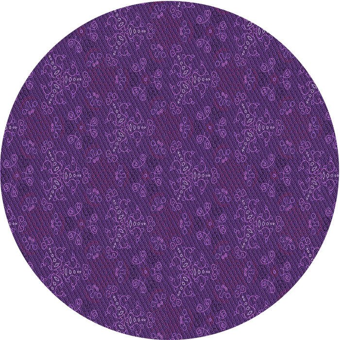 Square Patterned Dark Orchid Purple Rug, pat3270pur