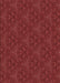 Patterned Cranberry Red Rug, pat3270rd