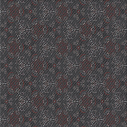 Square Patterned Gray Novelty Rug, pat3270