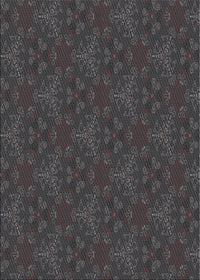 Machine Washable Transitional Gray Rug, wshpat3270