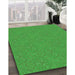 Machine Washable Transitional Lime Green Rug in a Family Room, wshpat3271grn