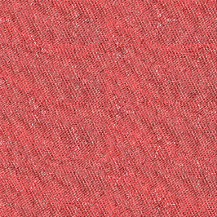 Round Patterned Red Rug, pat3271rd