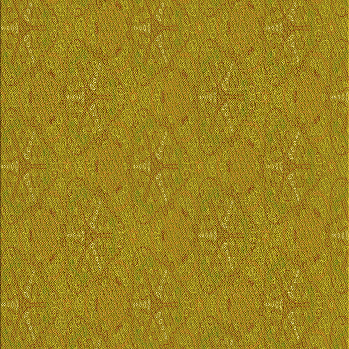 Patterned Orange Gold Rug, pat3271yw