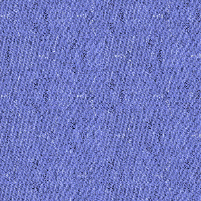 Patterned Sky Blue Rug, pat3272blu