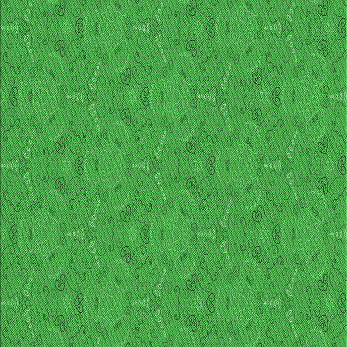 Patterned Lime Green Rug, pat3272grn