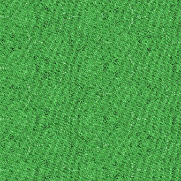 Round Patterned Lime Green Rug, pat3272grn