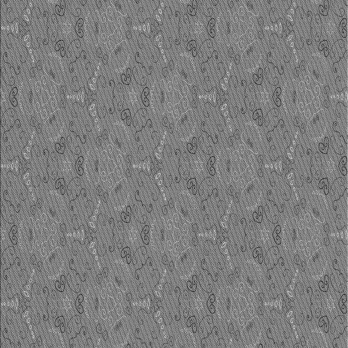 Patterned Ash Gray Rug, pat3272gry